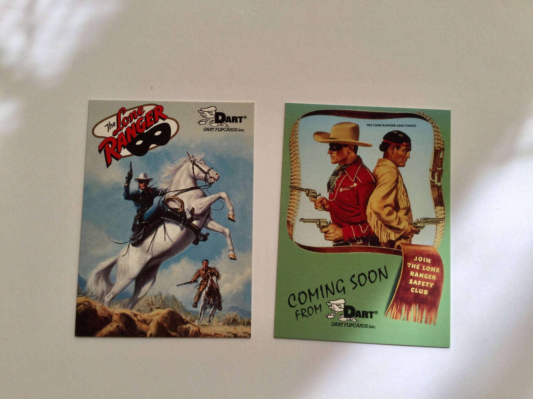 Lone Ranger rare two cards promo set