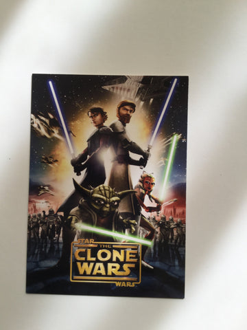 Star Wars Clone Wars rare promo card 2008