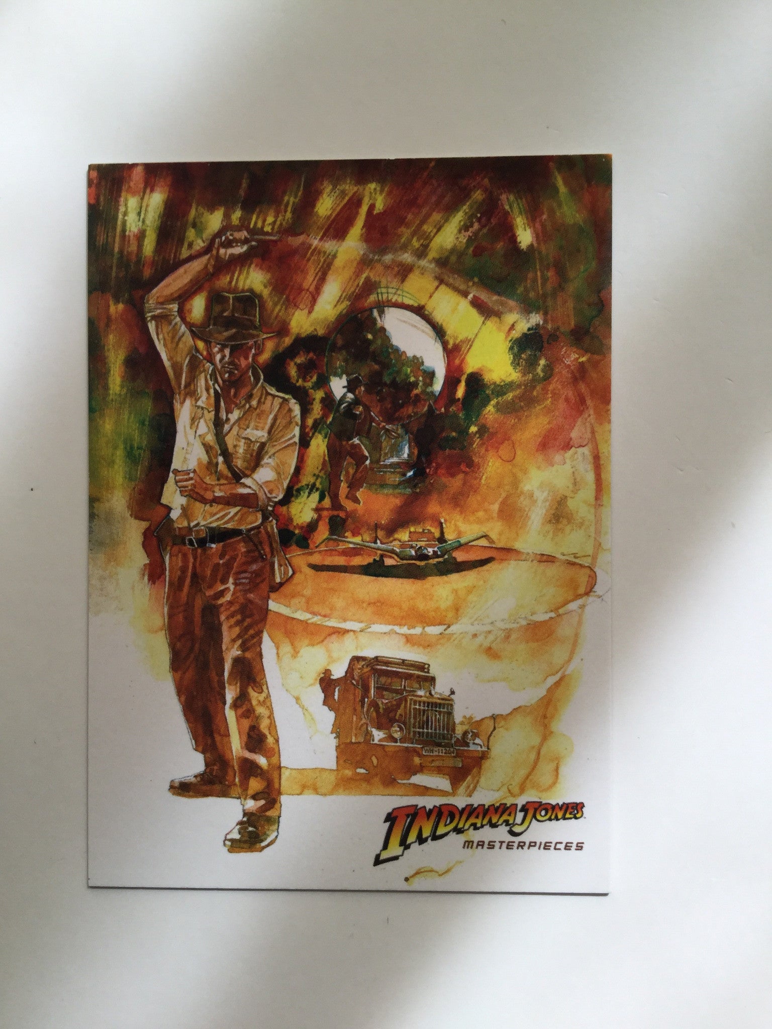 Indiana Jones masterpieces rare Topps promo card