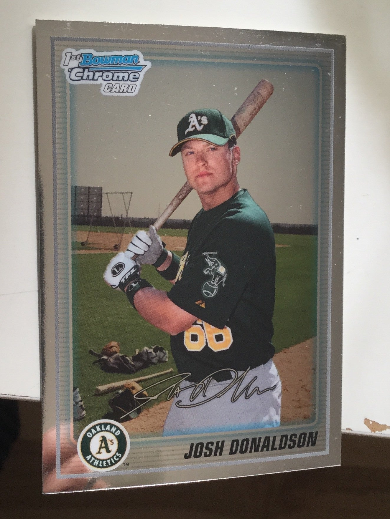 Blue Jays Josh Donaldson Bowman chrome rookie card