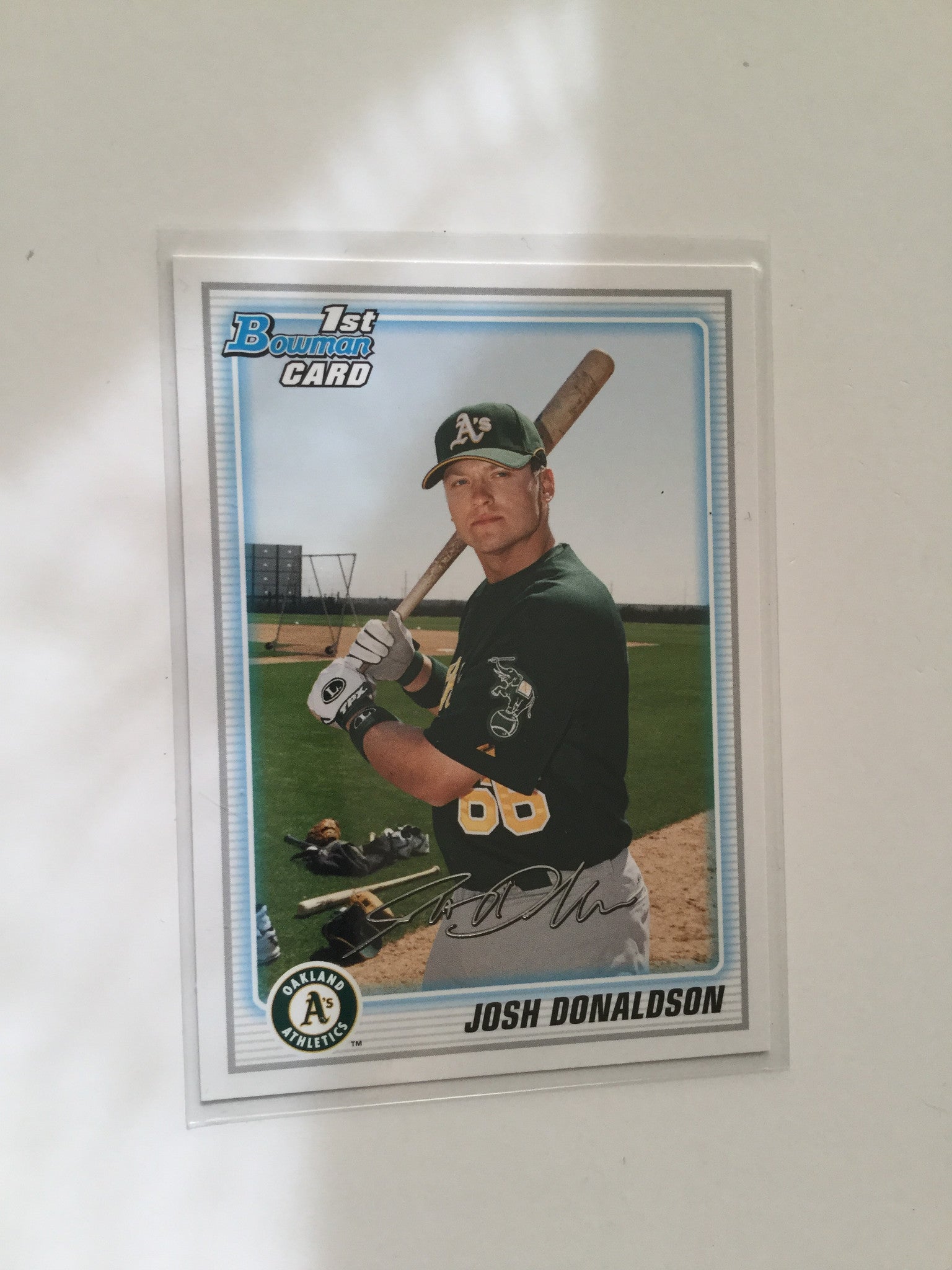 Blue Jays Josh Donaldson Bowman rookie baseball card