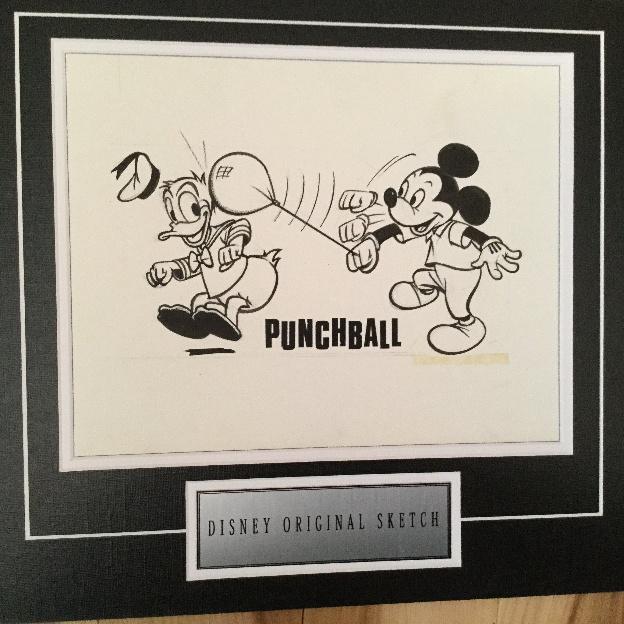 Disney Mickey/Donald rare original sketch 1980s