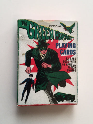Green Hornet tv show rare cards deck 1966