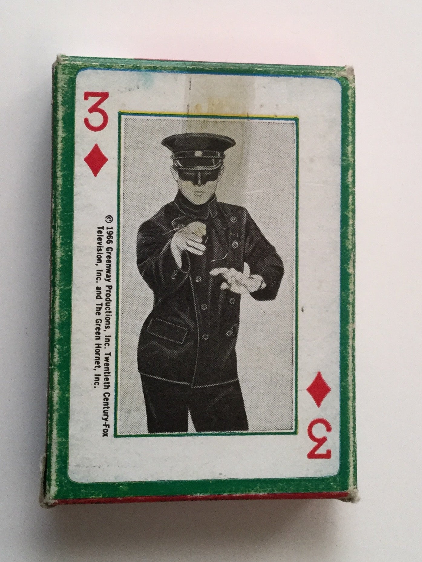 Green Hornet tv show rare cards deck 1966