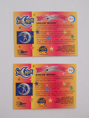 Sailor Moon rare 2 preview cards set 1990s