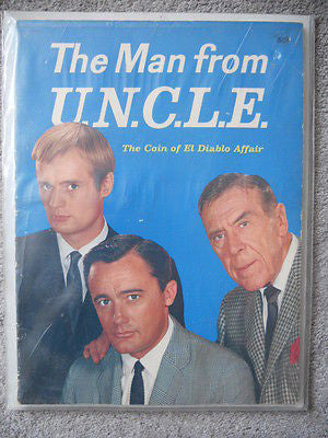 Man From Uncle TV show rare large book 1970s