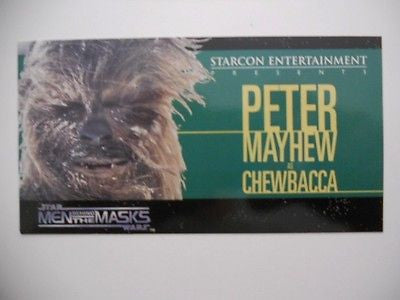 Star Wars Starcon only issued in Canada rare limited Chewbacca card 1998
