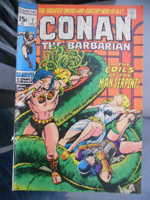 Conan the Barbarian #7 comic 1970s