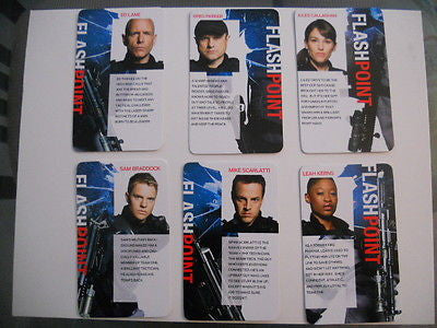FlashPoint TV series limited issued factory sealed 6 card set 2012