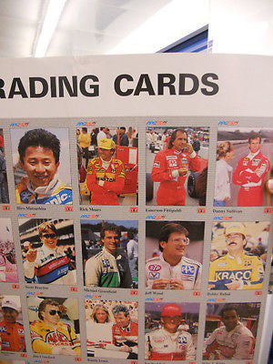 Formula 1 / Indy racing uncut card sheet 1990s