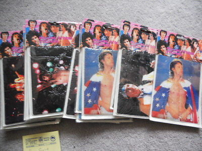 Rolling Stones rare 18 large puffy stickers lot deal 1983