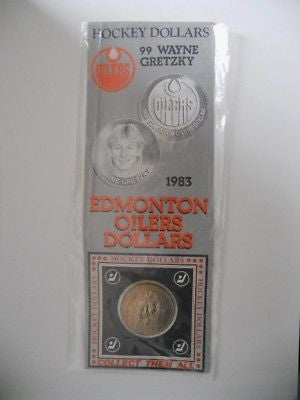 Wayne Gretzky rare issued NHL coin in package 1983