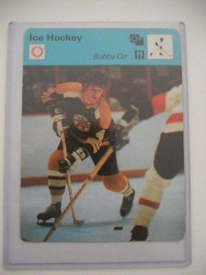 Bobby Orr 4 x 6 NHL hockey card 1975