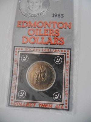 Wayne Gretzky rare issued NHL coin in package 1983