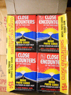 Close Encounters of the Third Kind movie cards full box 1978