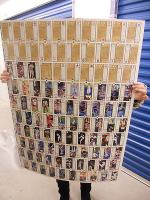 1989 Upper Deck rare baseball cards uncut sheet( stars and rookies) 1989 Upper Deck rare baseball cards uncut sheet( stars and rookies)