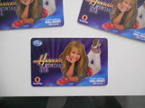 Miley Cyrus Hannah Montana 5 Walmart gift cards
