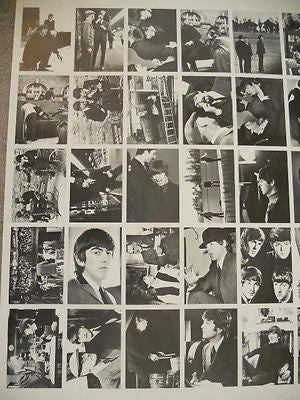 Beatles rare uncut card sheet set 1990s