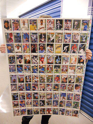 1989 Upper Deck rare baseball cards uncut sheet( stars and rookies) 1989 Upper Deck rare baseball cards uncut sheet( stars and rookies)