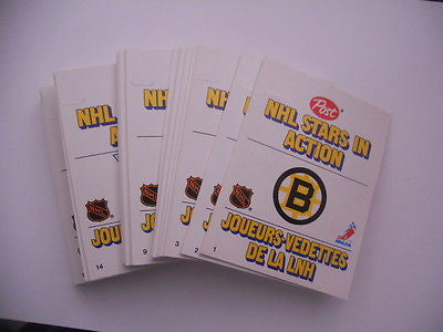Post NHL Hockey Stars In Action rare card set 1981-82