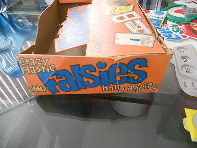 Falsies Fleer display box /assorted Falsies 1960s