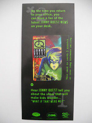 Johnny Quest rare limited phonecard 1996
