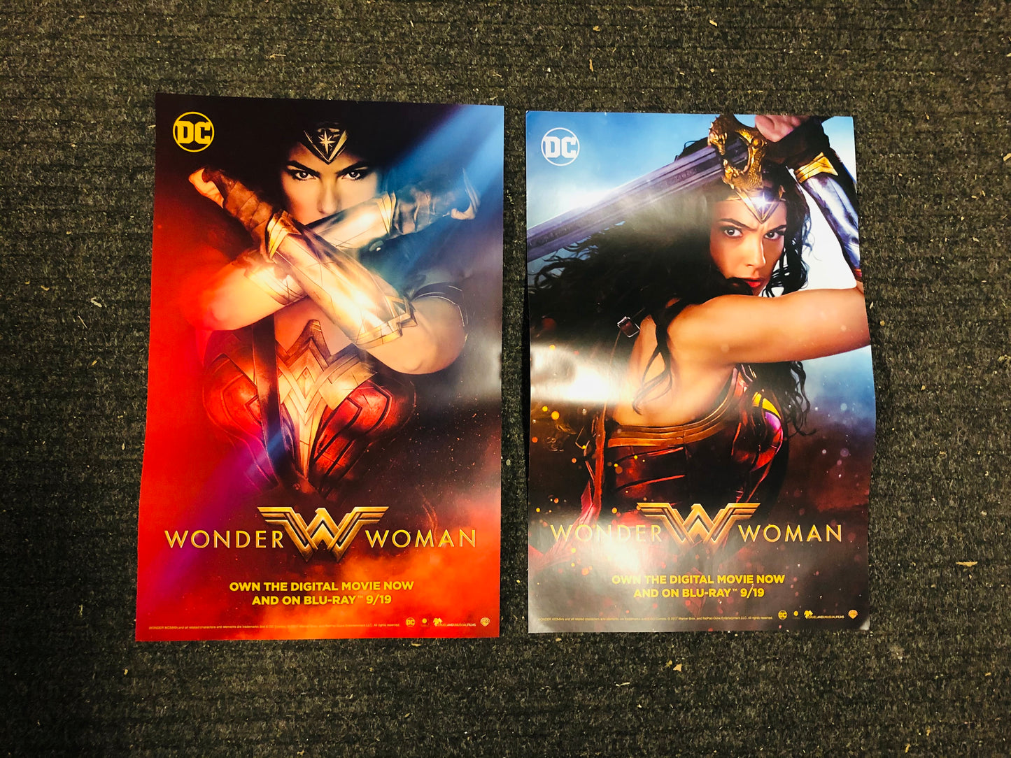 Wonder Woman rare limited issue DVD two posters 2017