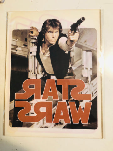 1977 Star Wars movie Hans Solo original iron-on transfer