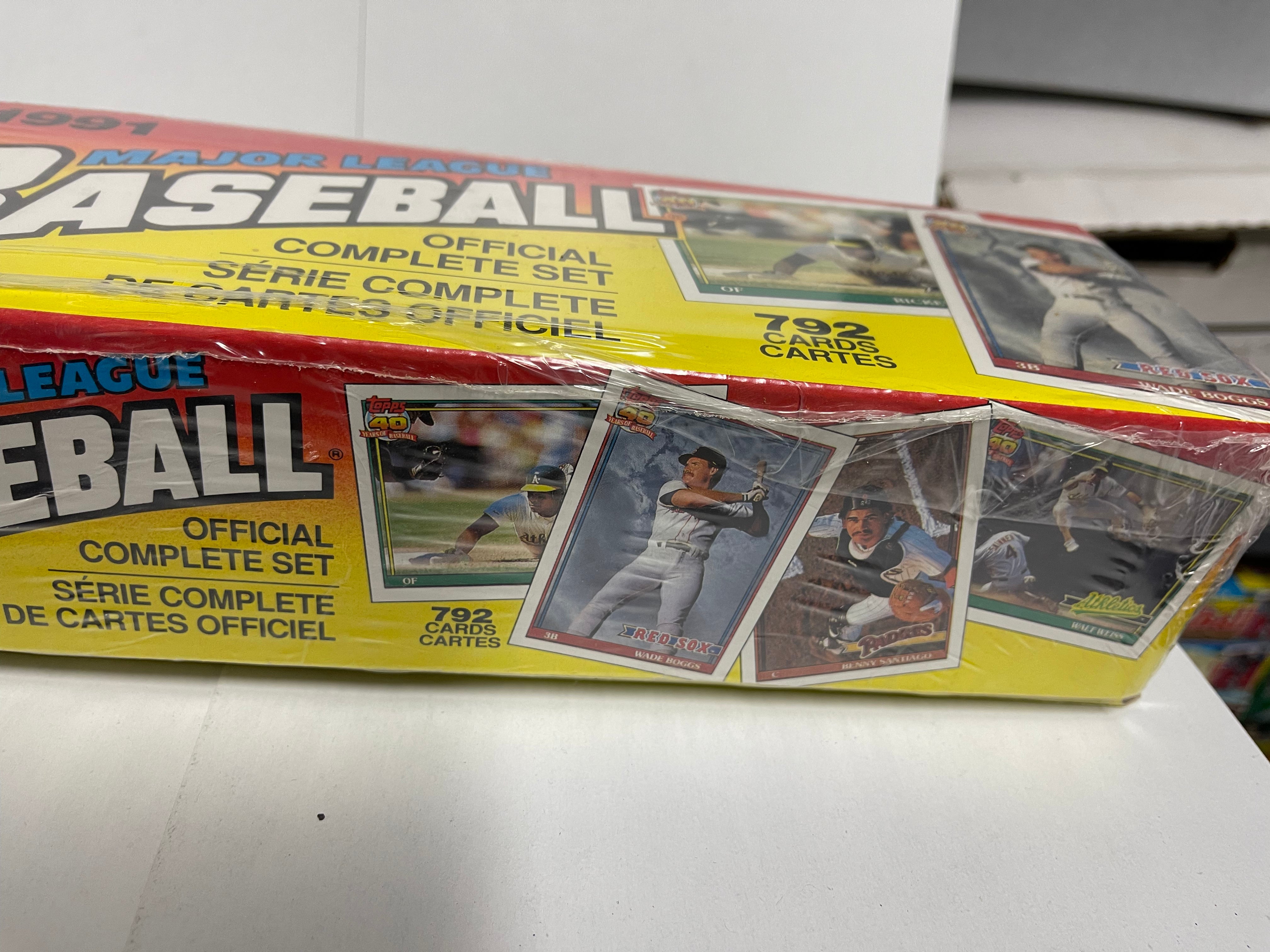 1991 Topps Canadian version rarer O-pee-chee factory sealed baseball cards set