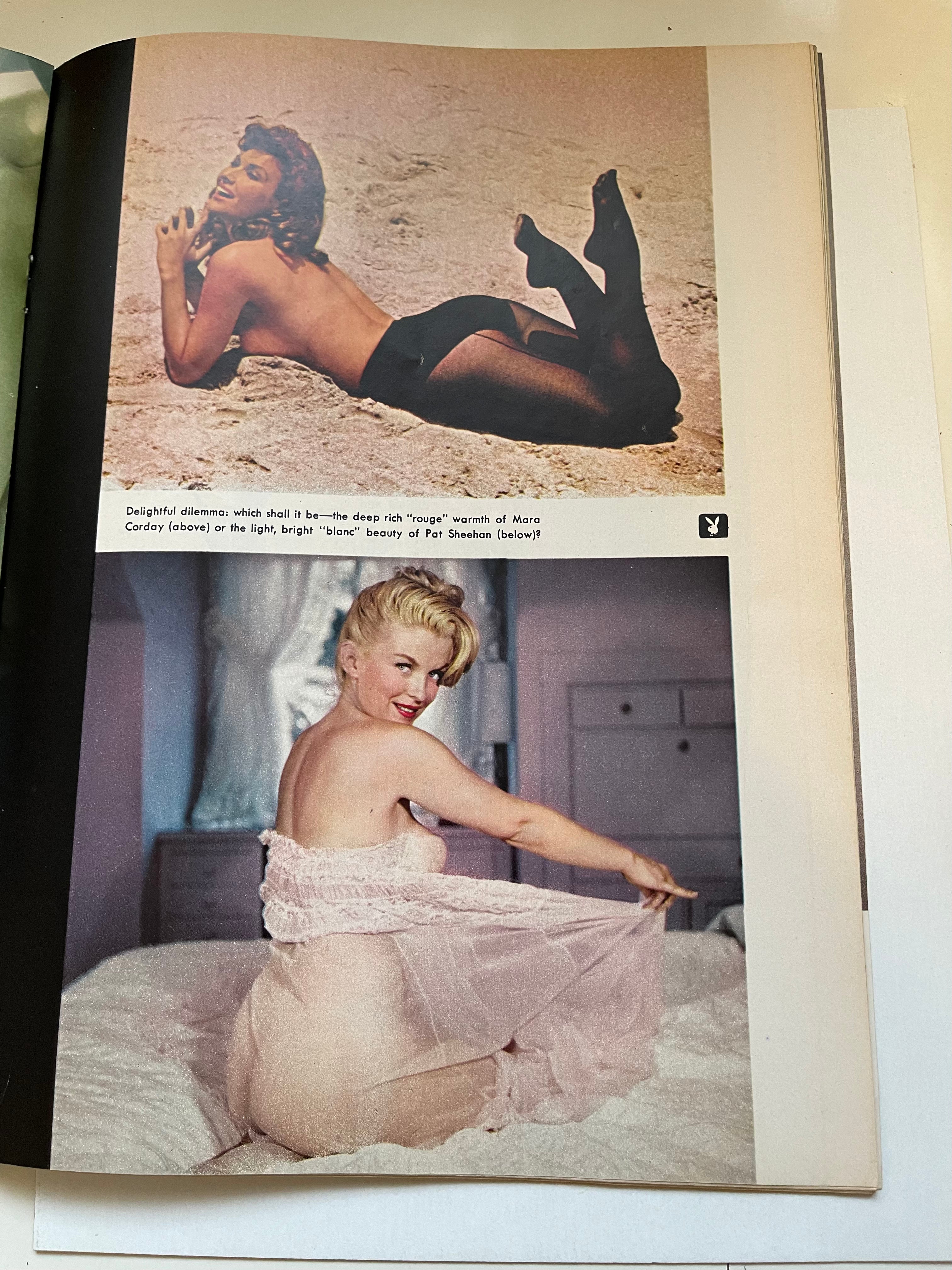 Playboy magazine rare all intact with centrefold issue Oct 1958