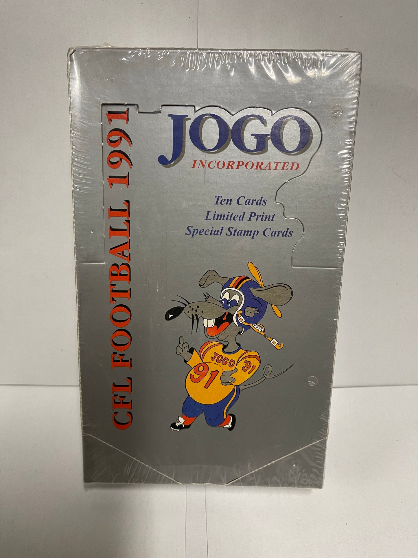 CFL jogo football cards factory sealed box 1991