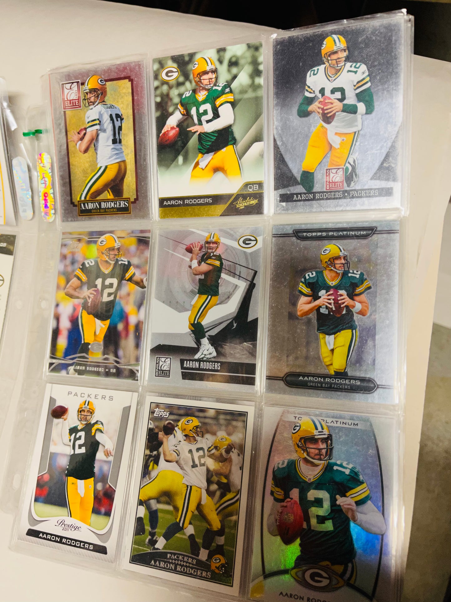 Aaron Rodgers football legend 32 count cards lot deal