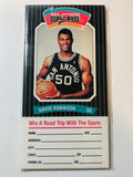 David Robinson rookie and team police cards set 1989