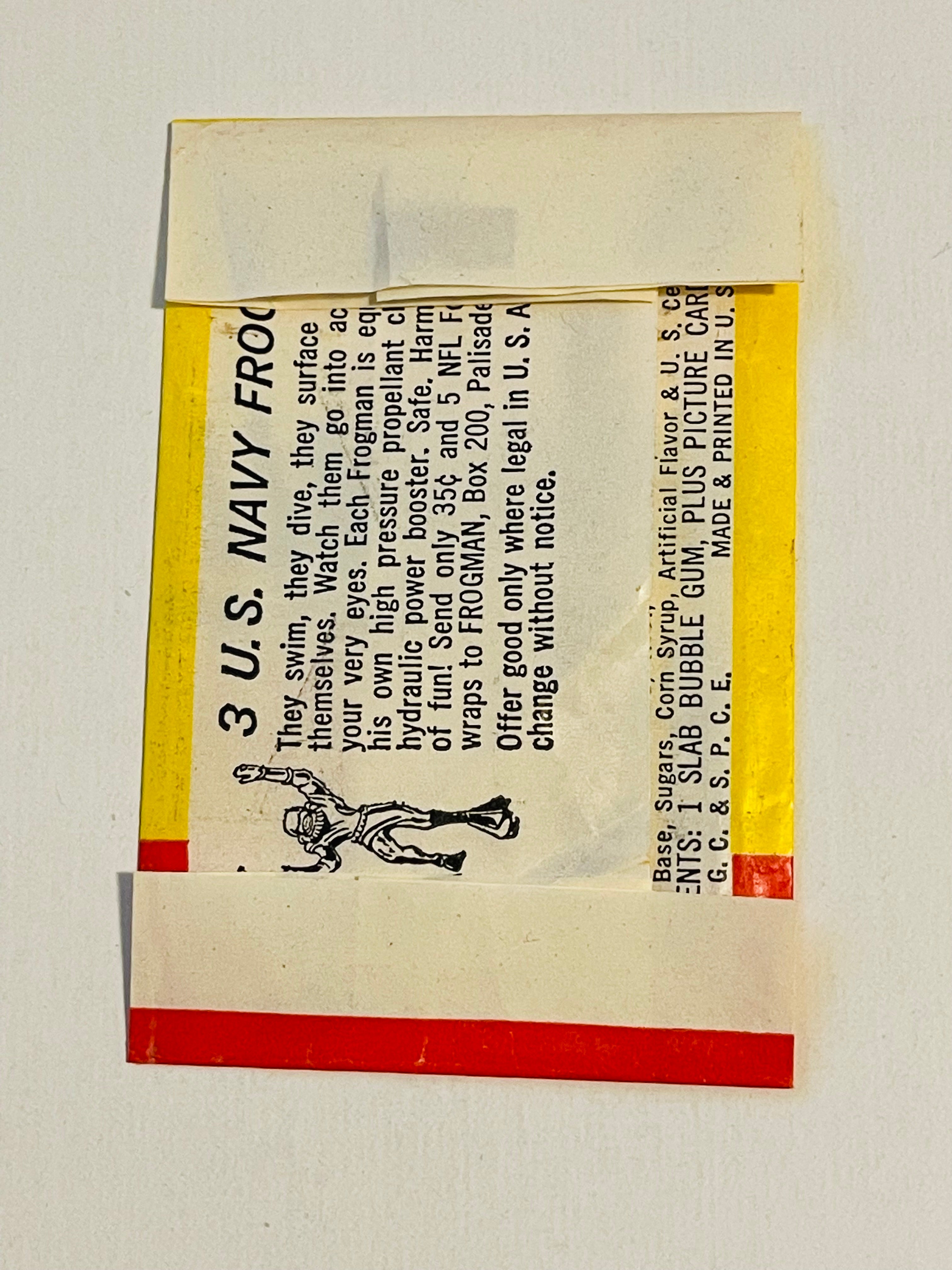 1964 Philly Gum rare vintage football wrapper