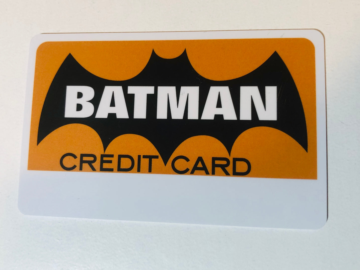 Batman rare original collectible credit card from 1980