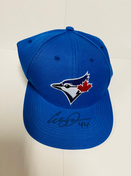 Toronto Blue Jays baseball Casey Janssen autograph baseball hat with COA