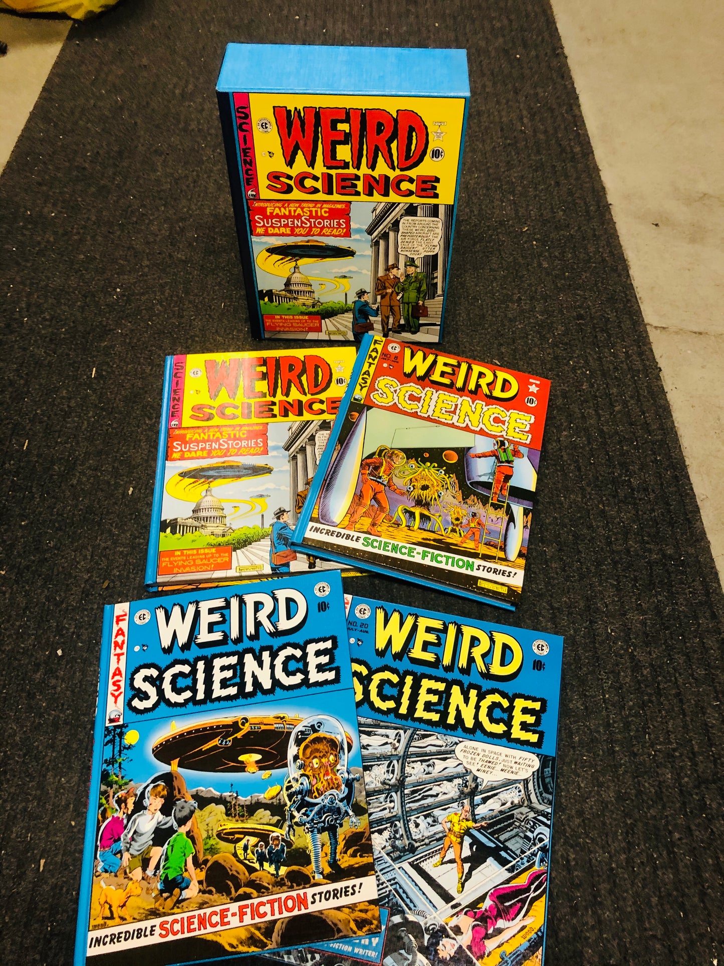 Weird Science EC comics 4 hard cover comic volumes set 1980