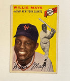 Willie Mays Topps original baseball card 1954