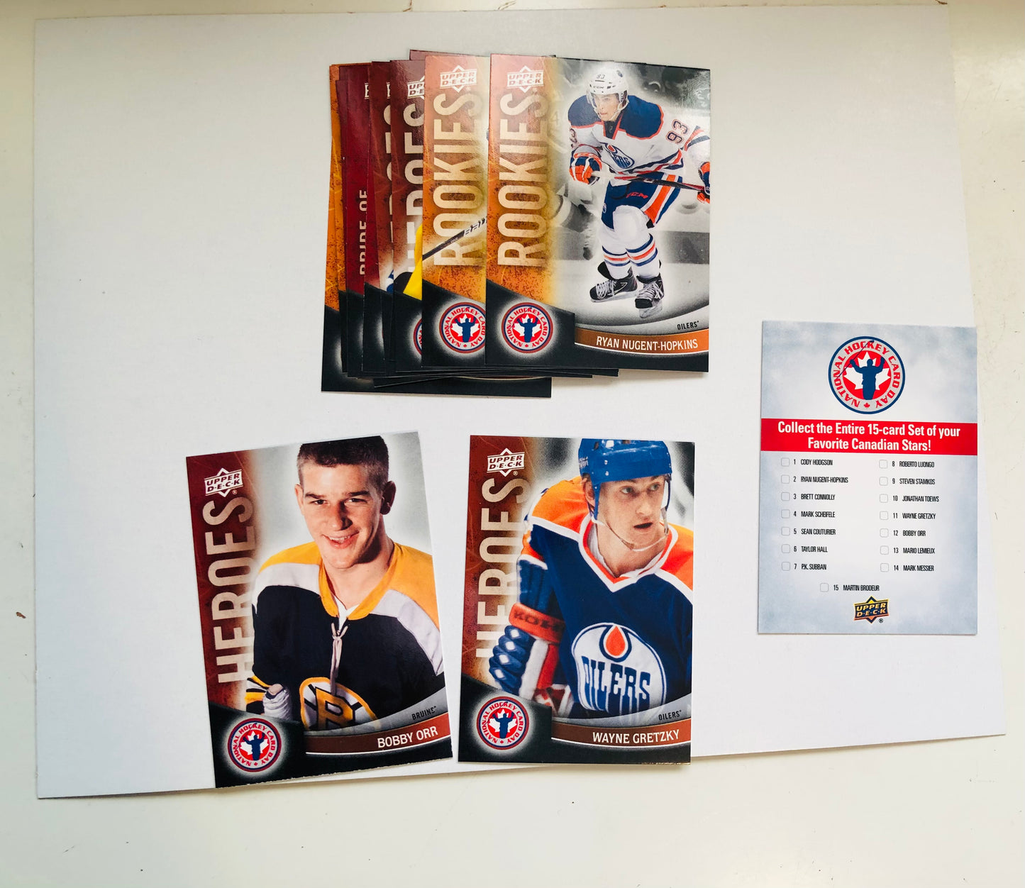 NHL hockey National trading card day complete hockey cards set 2012