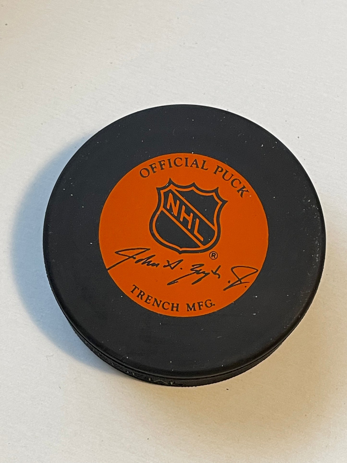 Phil Esposito autograph in person puck with COA