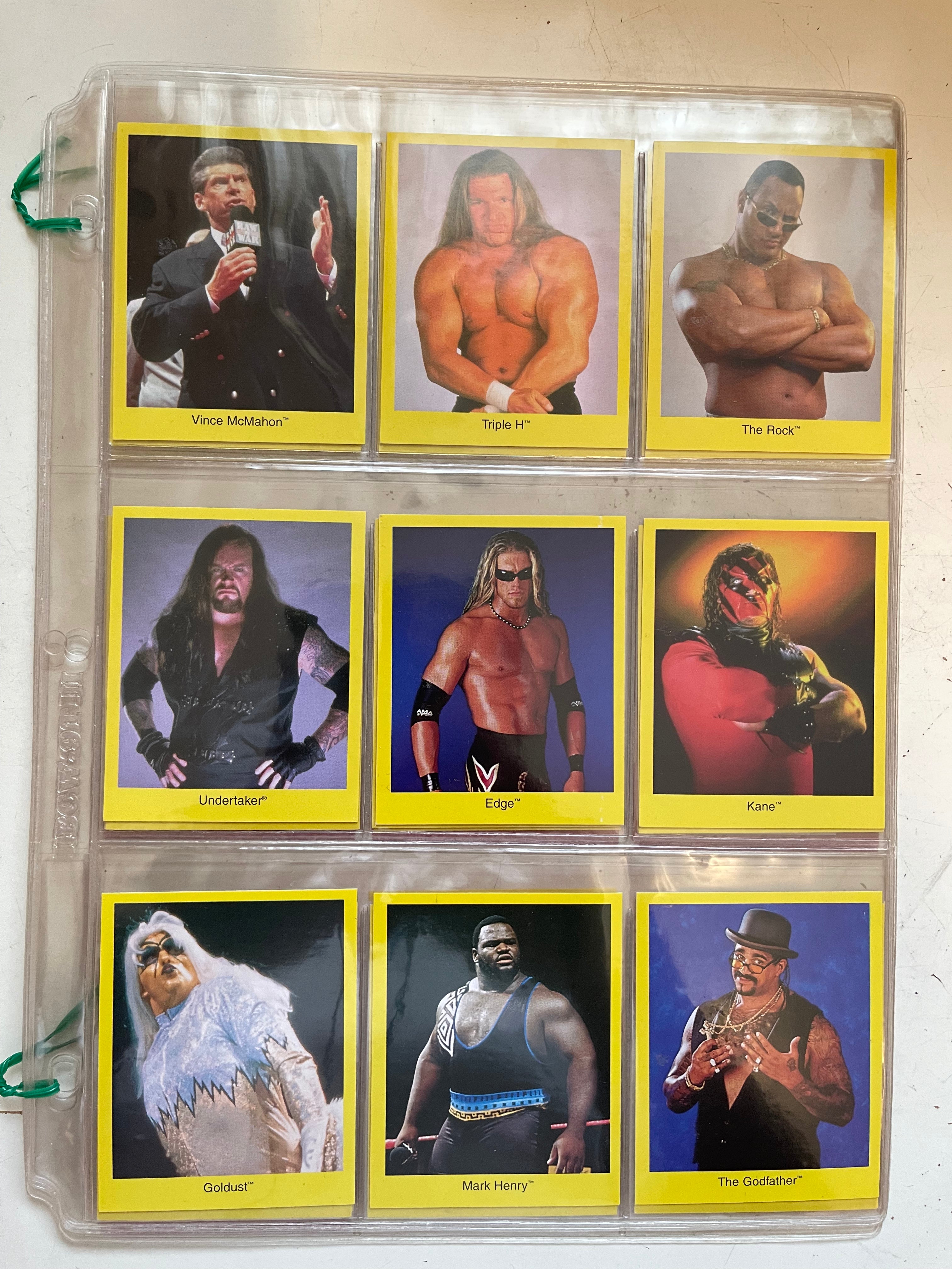 WWF Wrestling rare Trivia cards game set 1998 WWF Wrestling rare Trivia cards game set 1998