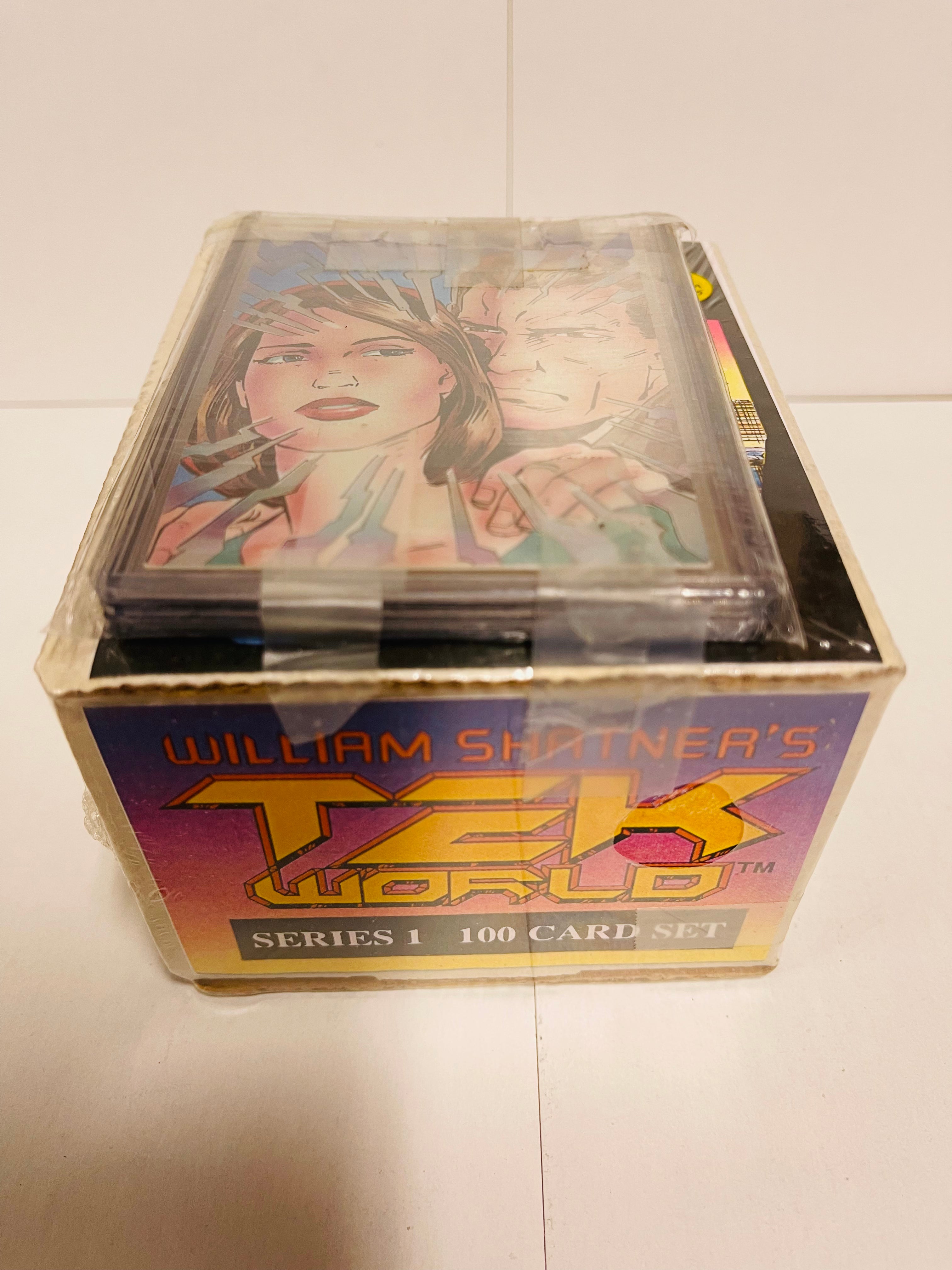 William Shatner Tek World cards and foil insert set 1993