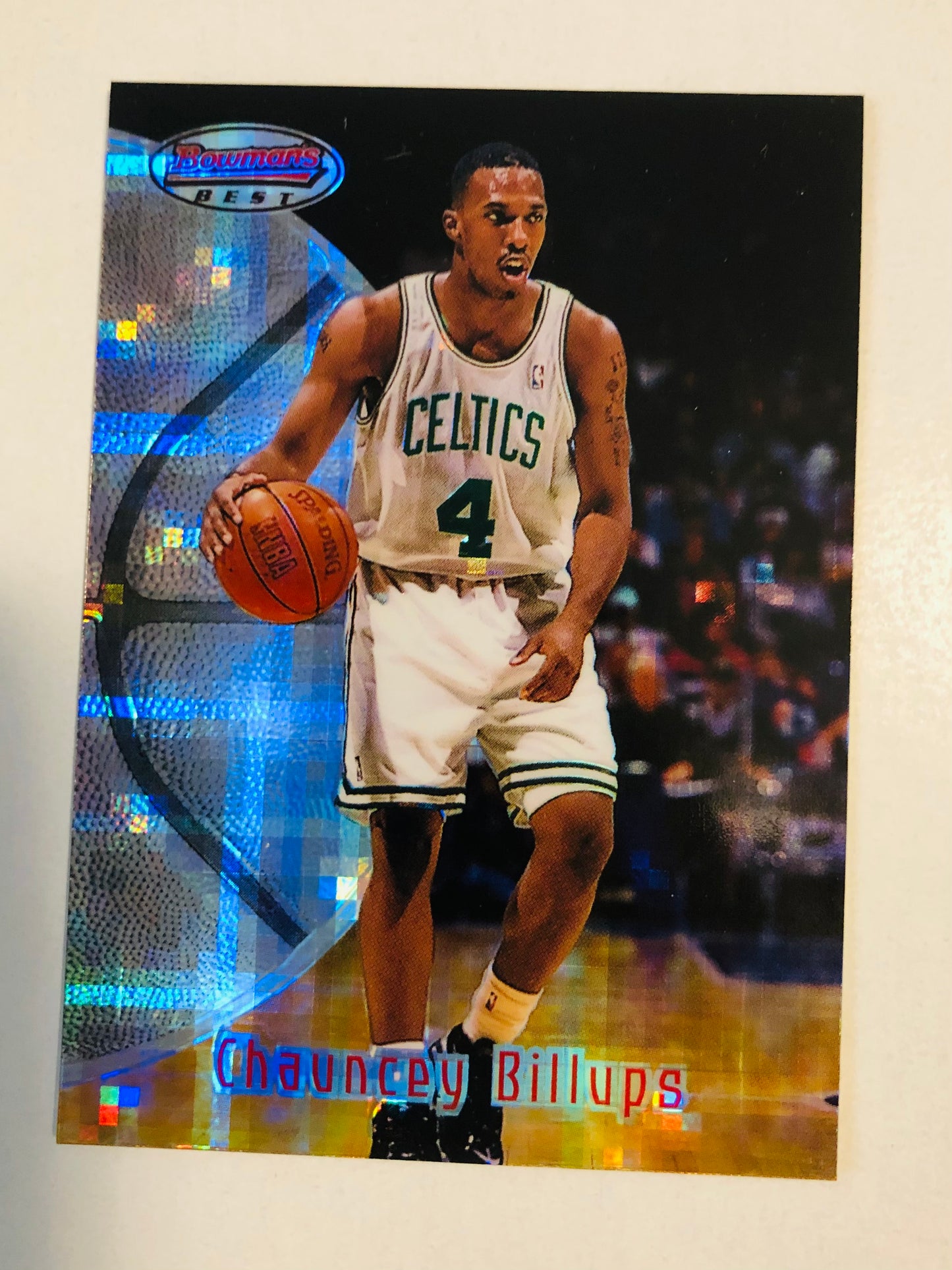 Chauncey Billups Topps Atomic refractor basketball card