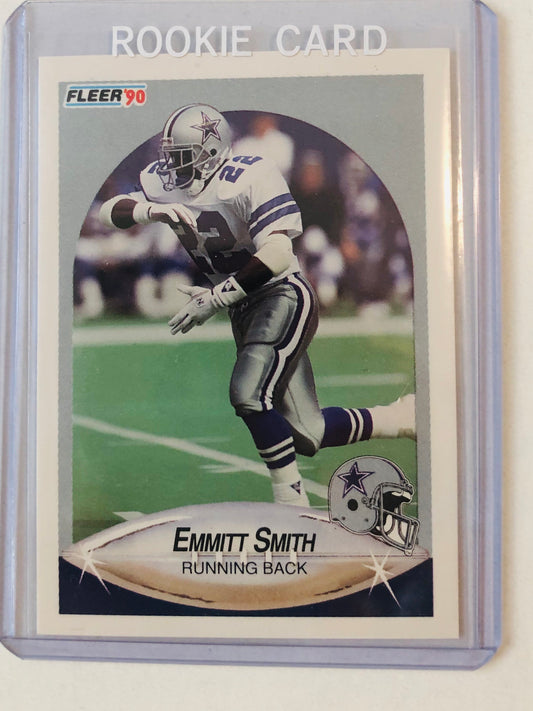 Emmitt Smith rookie update high grade football rookie card