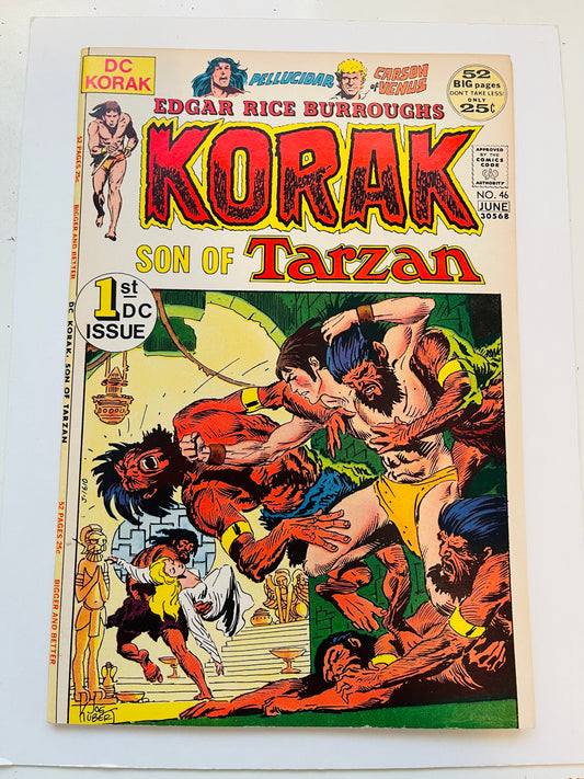 Korak Son of Tarzan #1 high grade comic book 1971