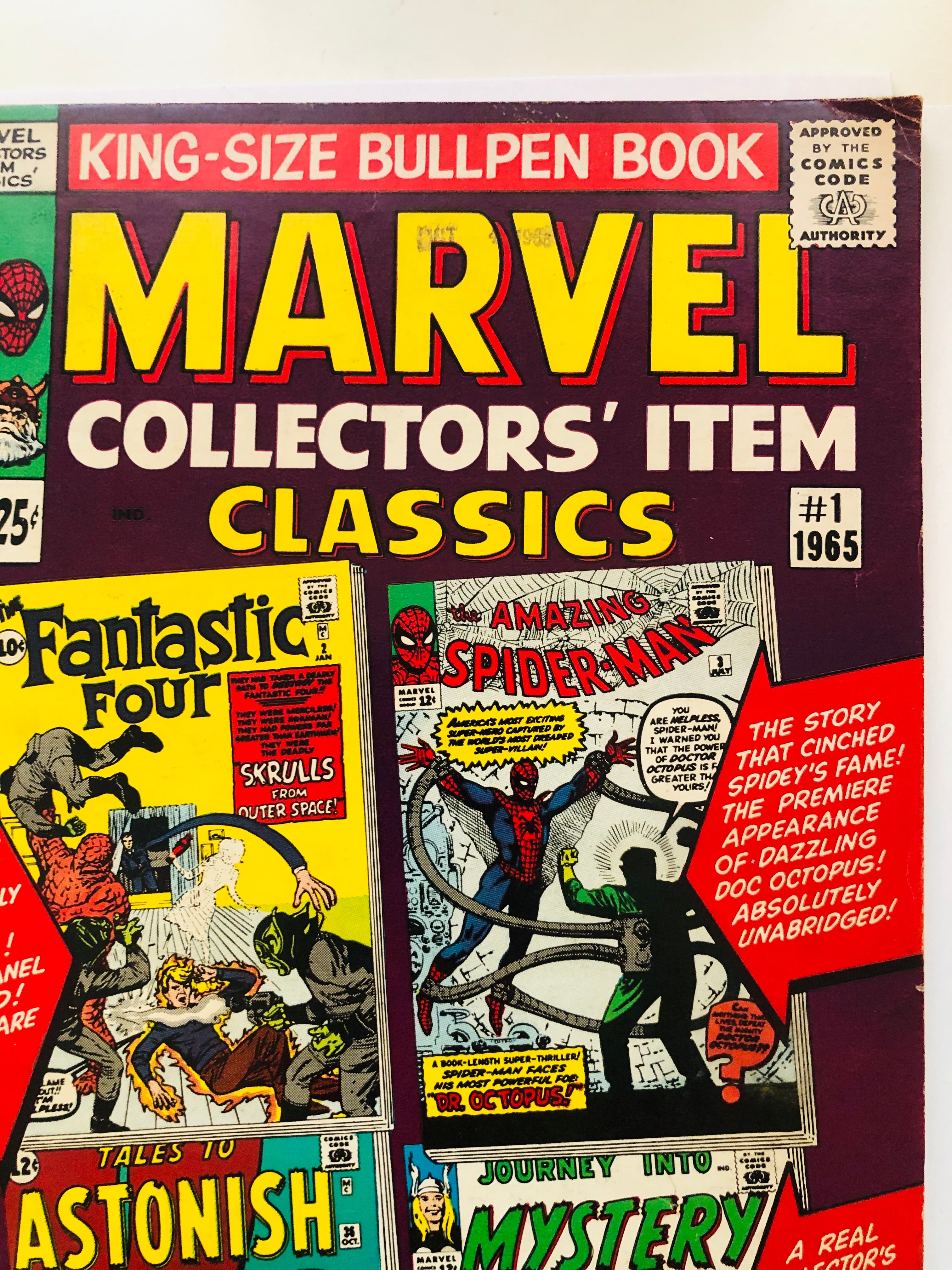 Marvel Collectors Item Classics #1 comic book 1965
