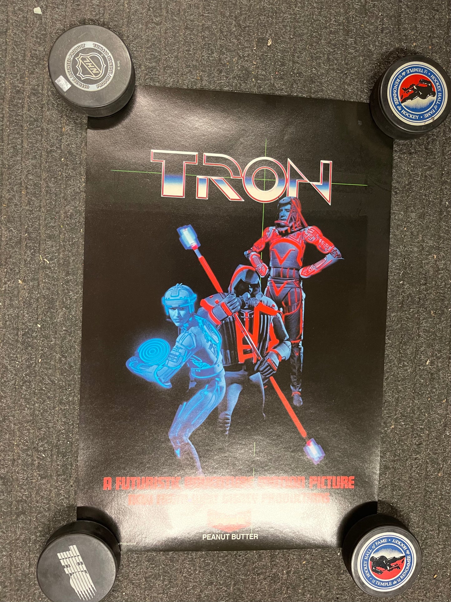 Tron movie original vintage poster 1981