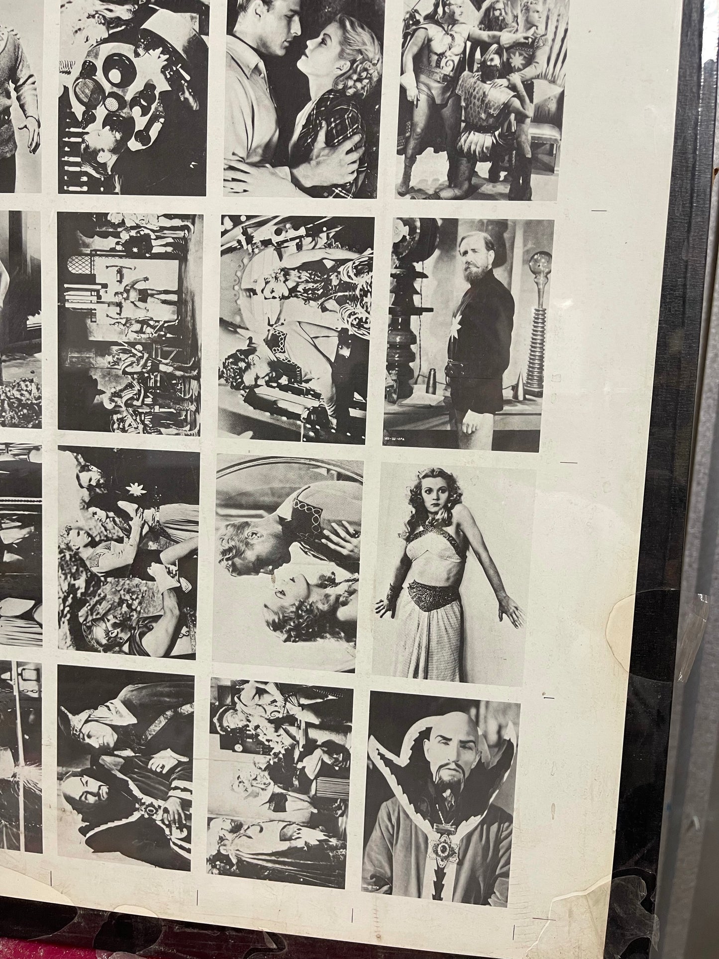 Flash Gordon rare press proof uncut cards sheet 1990s