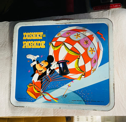 Disney on Parade lunch box with Thermos 1960s