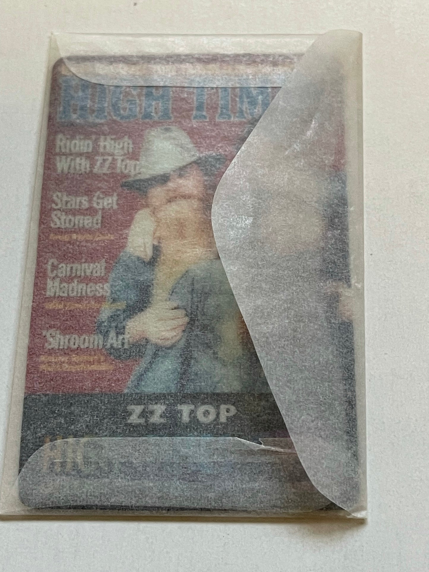 ZZ Top High times rare vintage phone card 1990s